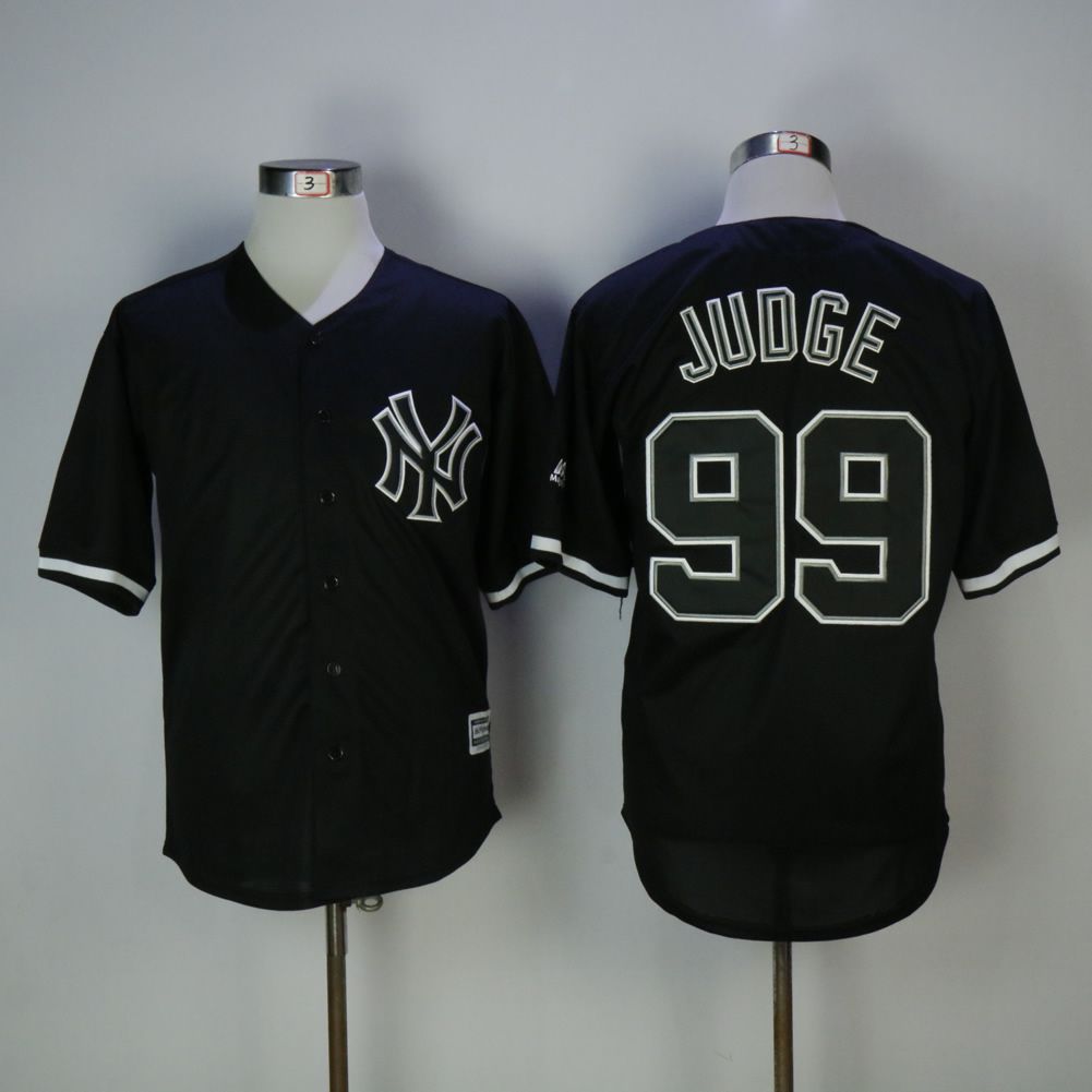 Men New York Yankees #99 Judge Black MLB Jerseys->youth mlb jersey->Youth Jersey